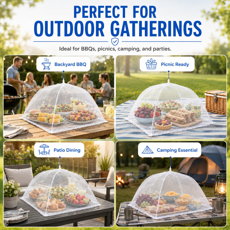 Mesh Food Covers (12 Count)