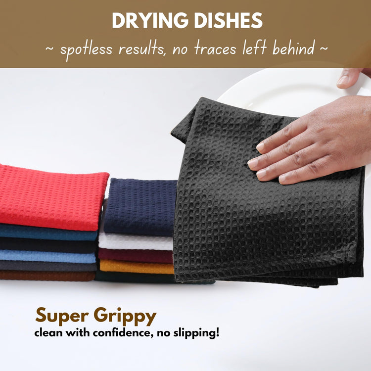 Cotton Kitchen Towel with Hanging Loop 16x26 inches (4 Count)