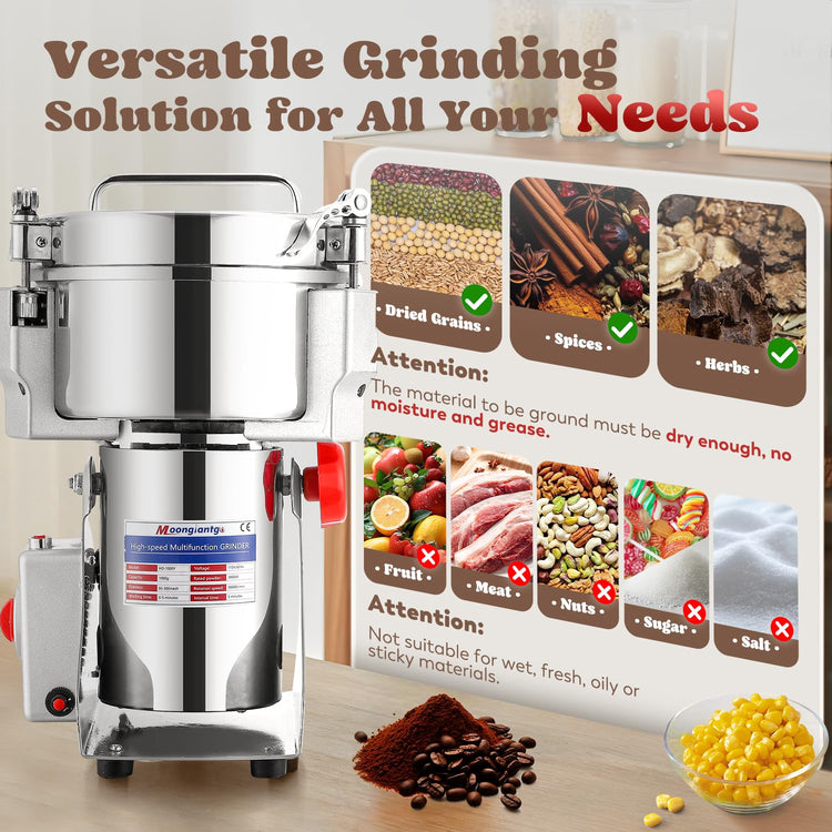 Grain Mill Grinder Commercial Spice Grinder