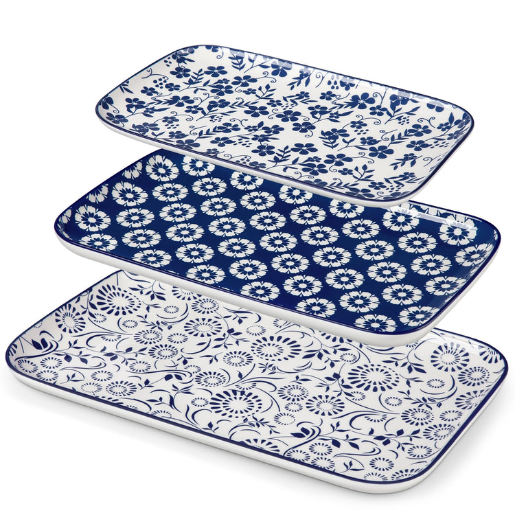 SELENE Ceramic Serving Platters Set of 3 (3 Count)