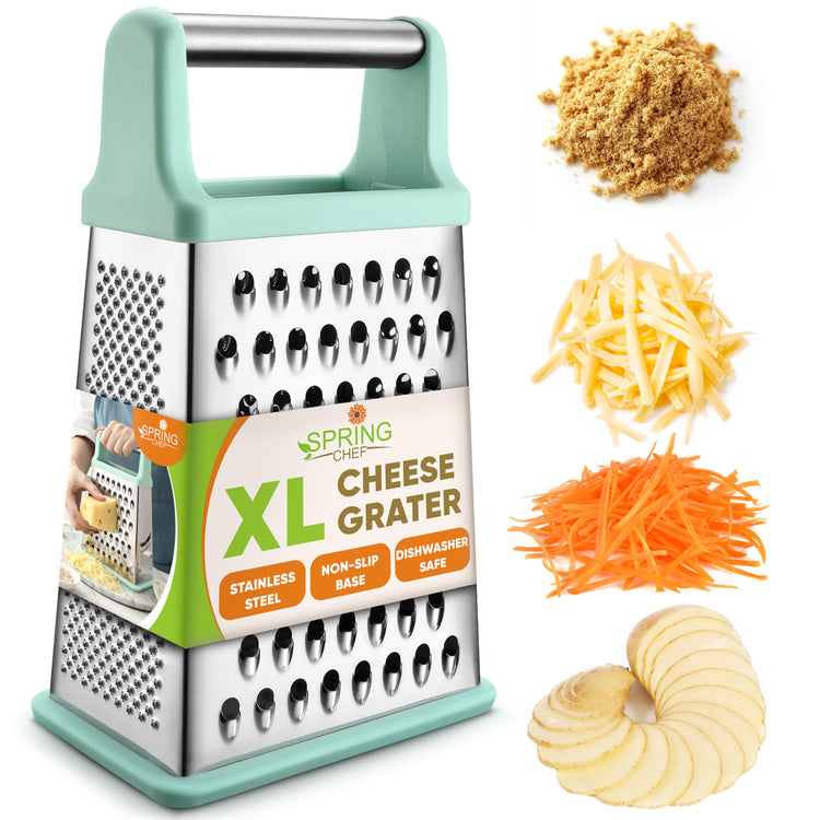 Stainless Steel XL Cheese Grater for Kitchen