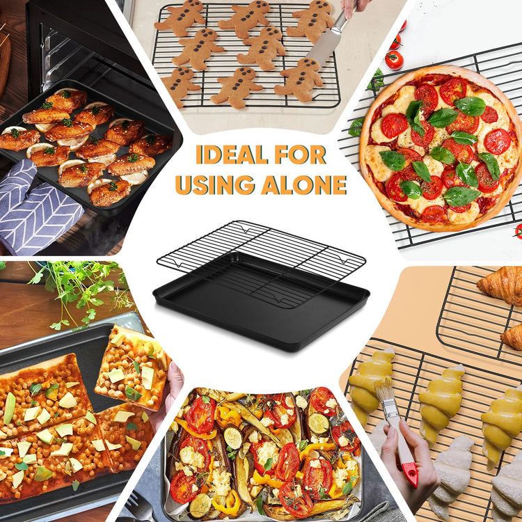 Nonstick Baking Oven Pan with Rack for Cookie