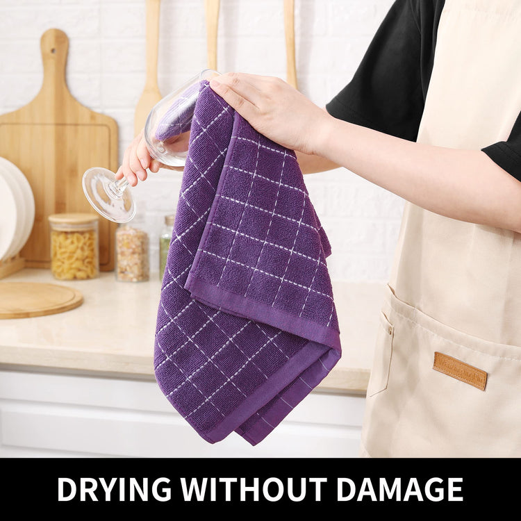 100% Cotton Terry Kitchen Towels (4 Count)
