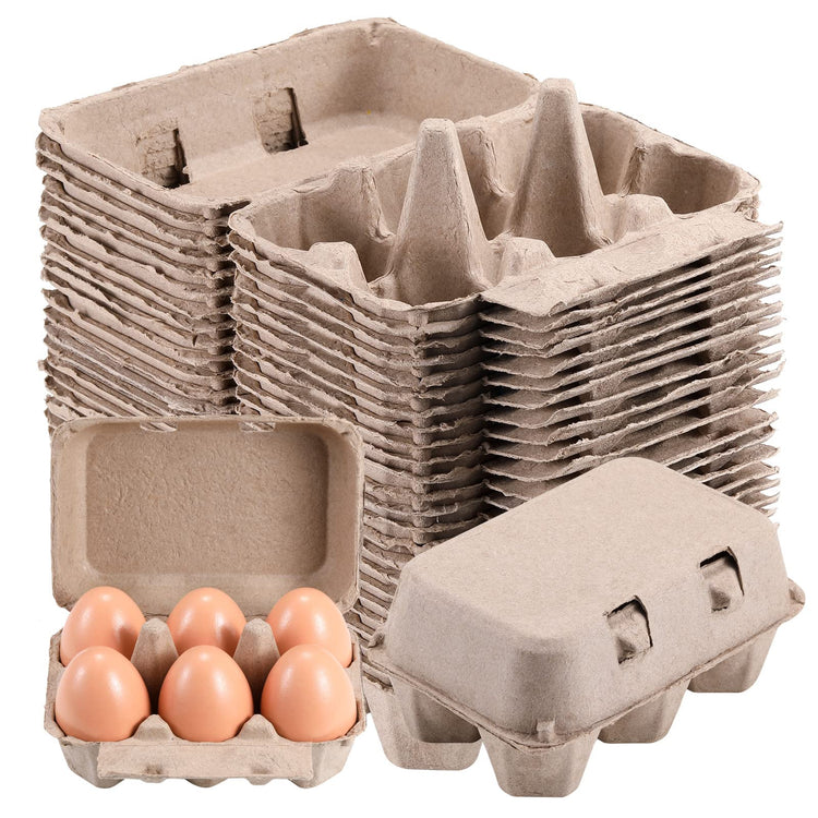 Half Dozen Egg Cartons 50 Pack (50 Count)