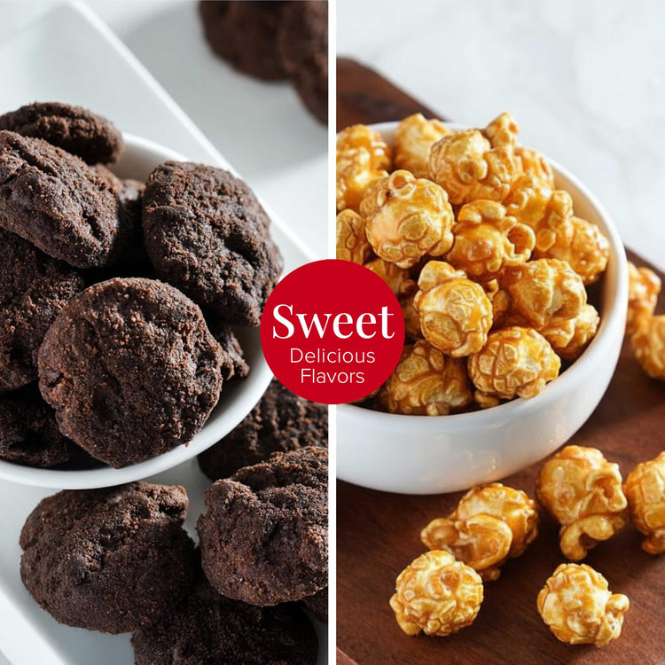 Glittering Gold Gift Tower with Cookies Snacks & Treats (64 Ounce)