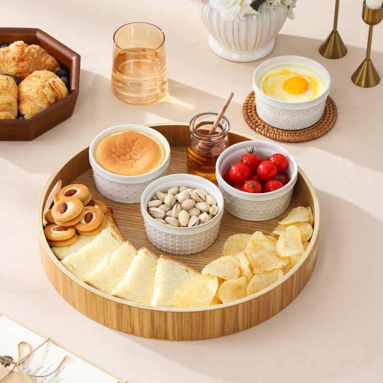 6 oz Ceramic Ramekins Set of 4