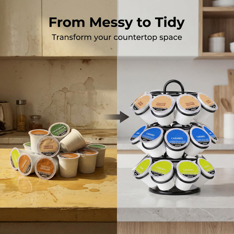 Rotating Coffee Pod Holder for Keurig Pods