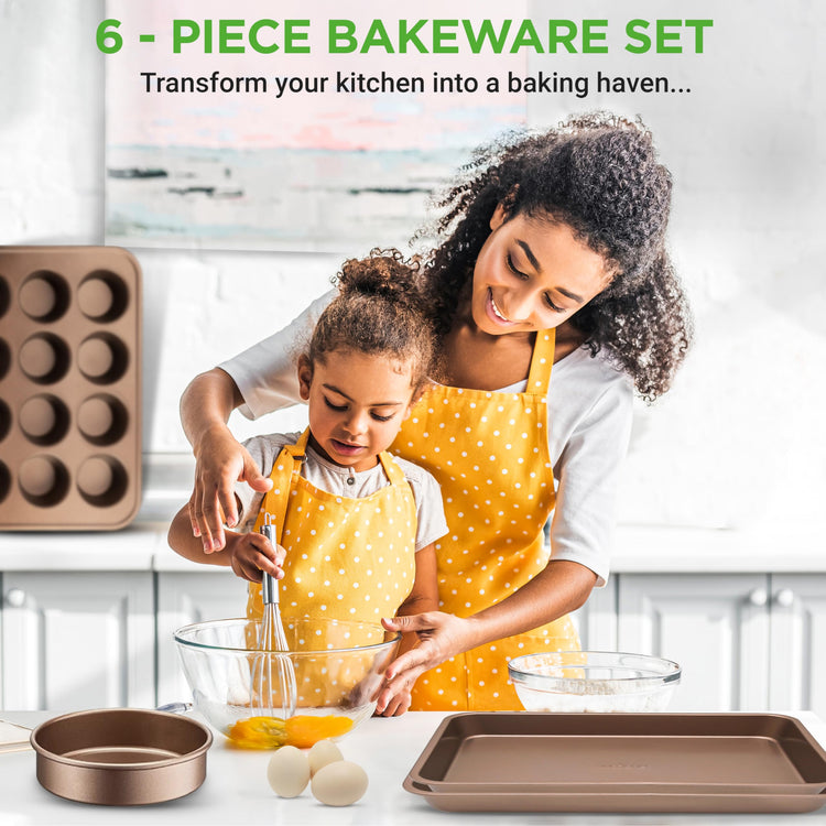 6 Piece Nonstick Bakeware Set