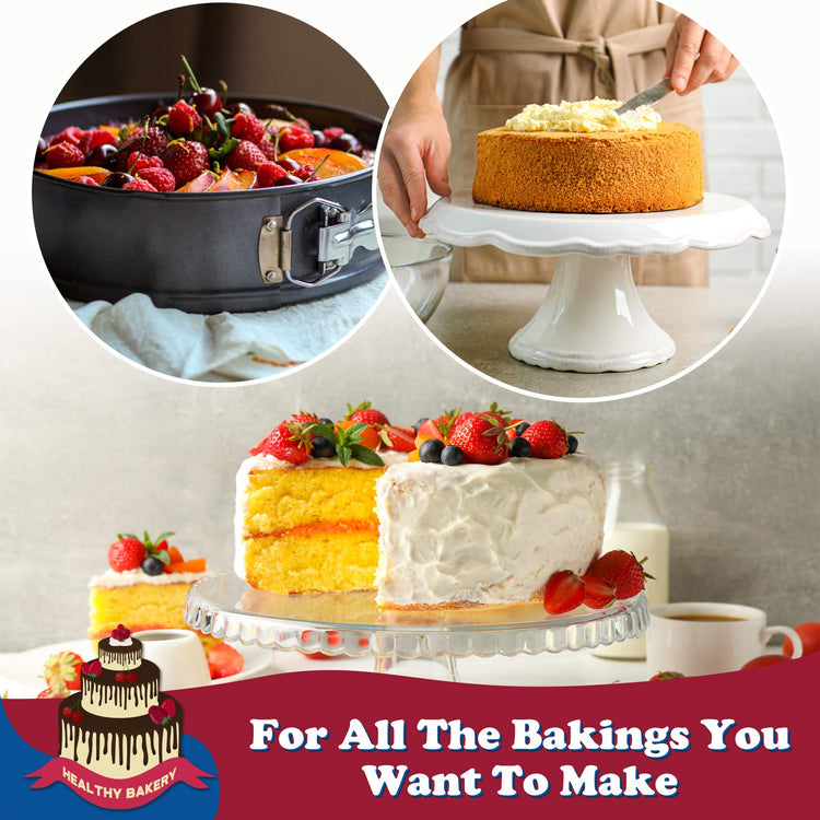 9 Inch Non stick Cheesecake Pan Springform Pan with Removable Bottom