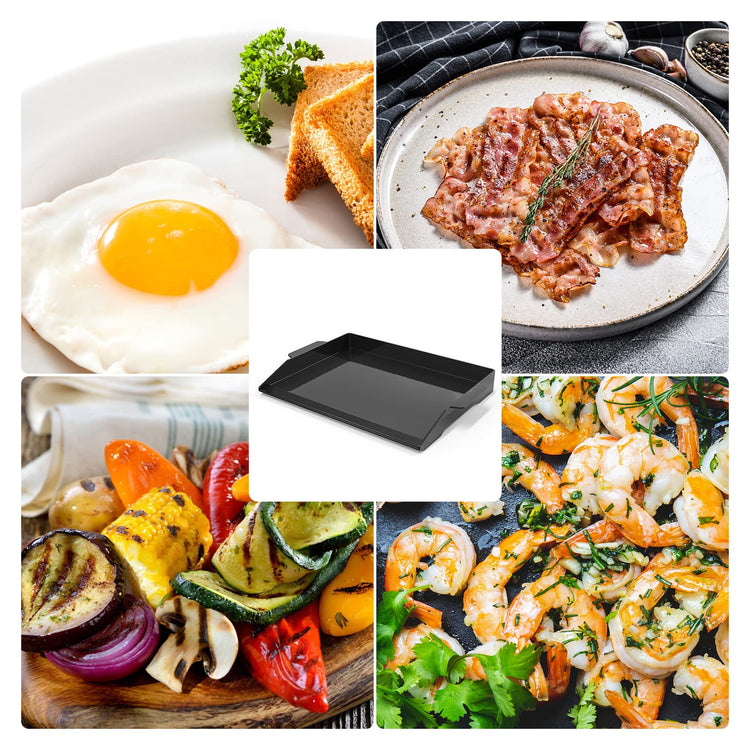 Onlyfire Universal Enamelled Cast Iron Cooking Griddle