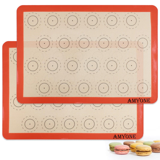 Macaron Silicone Baking Mats for Half Sheet Pan
