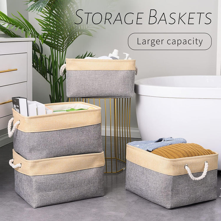 Organization and Storage Basket for Organizing (4 Count)