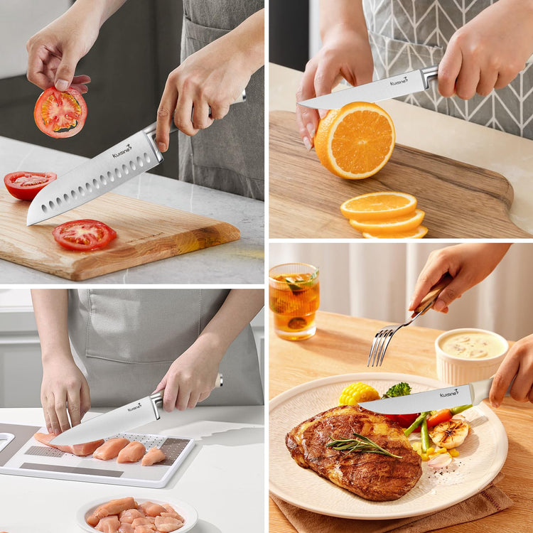 Premium Sharp Knife Set (15 Count)