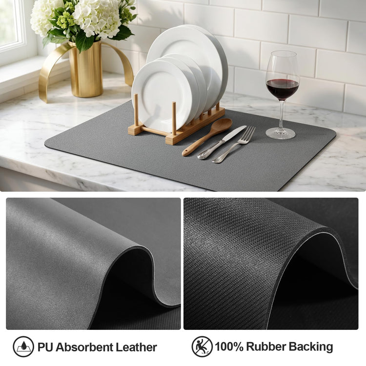 Dish Drying Mat for Kitchen Counter
