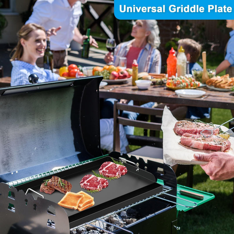 25" x 16.5" Nonstick Carbon Steel Griddle for Gas