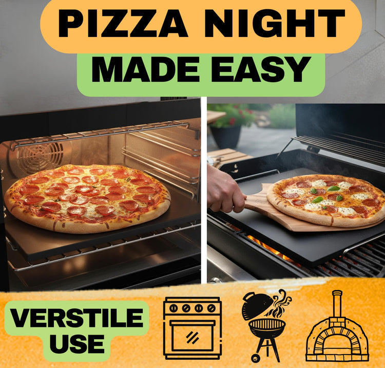 Easy Clean Non Stick Ceramic Pizza Stone