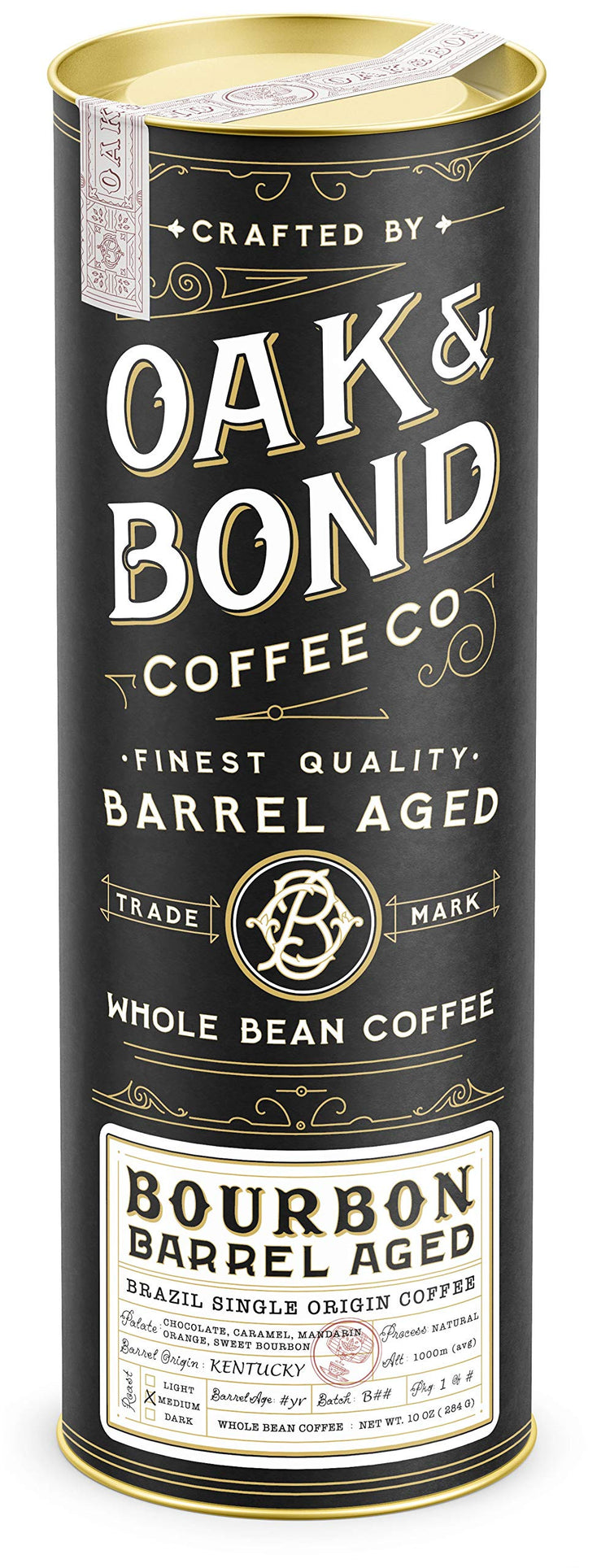 Coffee Co. Bourbon Barrel Aged Coffee (10 Ounce)