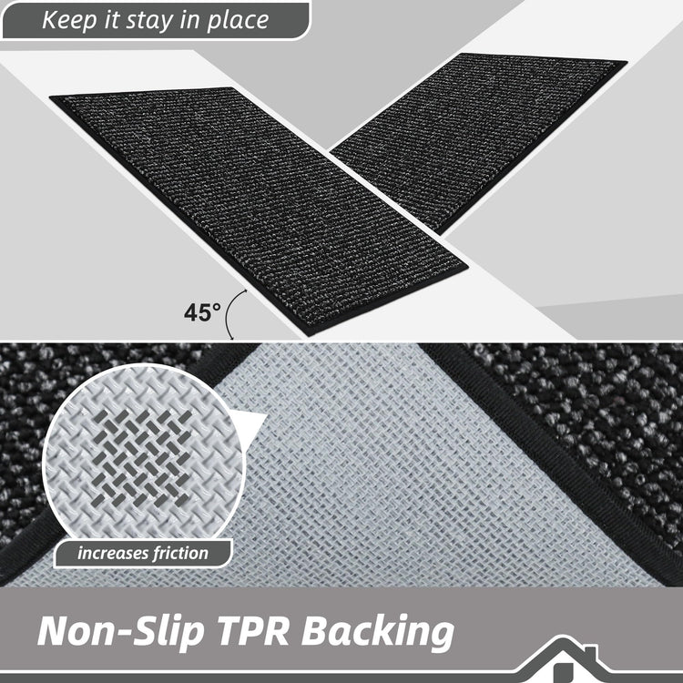 Kitchen Rugs and Mats 2PCS Non