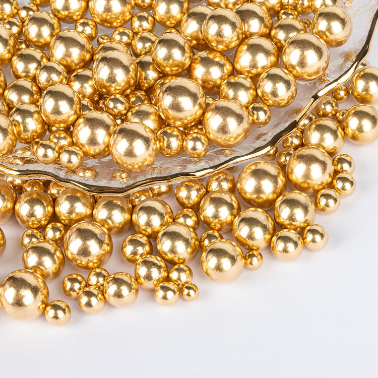 Gold Pearl Sprinkles (4.58 Ounce)