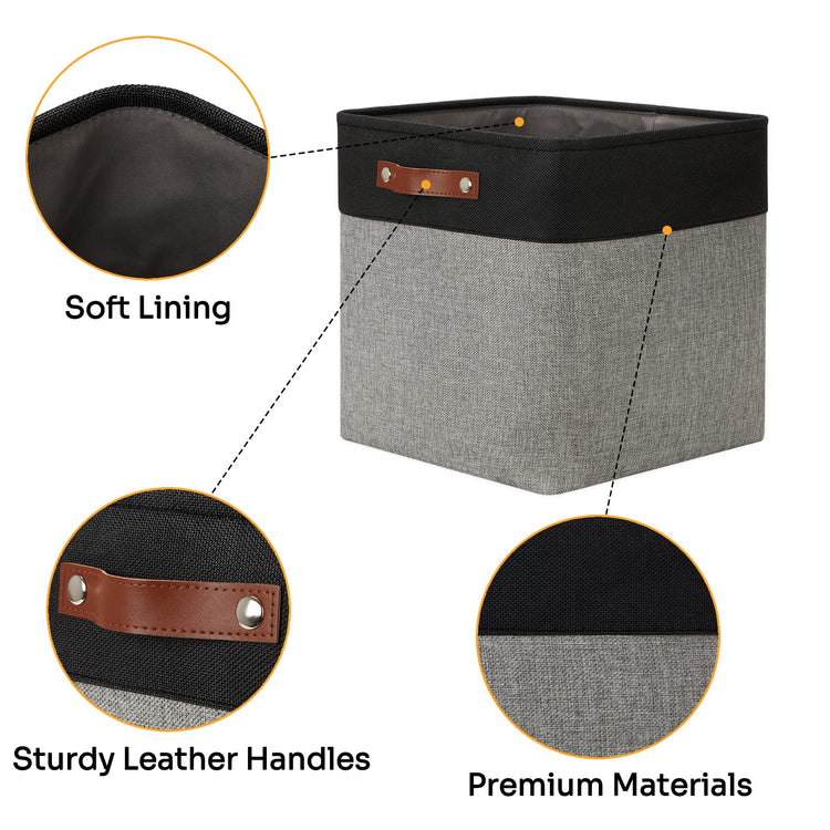 Storage Bins for Organizing (4 Count)