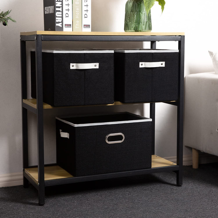 Larger Collapsible Storage Bins for Closet [5 (6 Count)