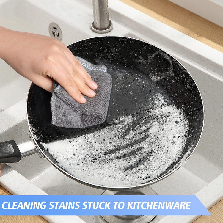 Dish Cloths for Washing Dishes with Scrub Side (18 Count)