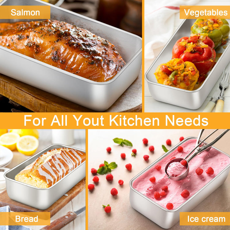 Loaf Pan for Baking Bread (8 Count)