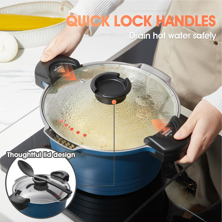 5qt Pasta Pot with Strainer Lid