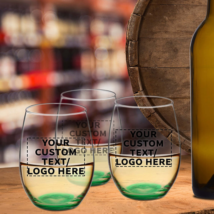 100 ARC Stemless Wine Glasses Set (100 Count)