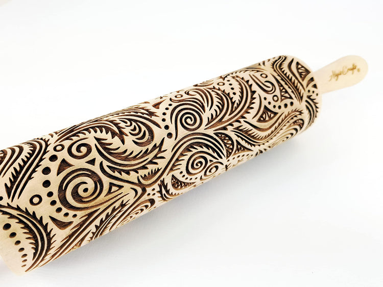 FROST Embossing rolling pin for Christmas cookies