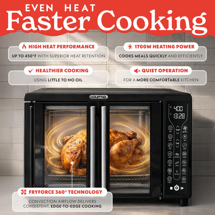 French Door Air Fryer Toaster Oven