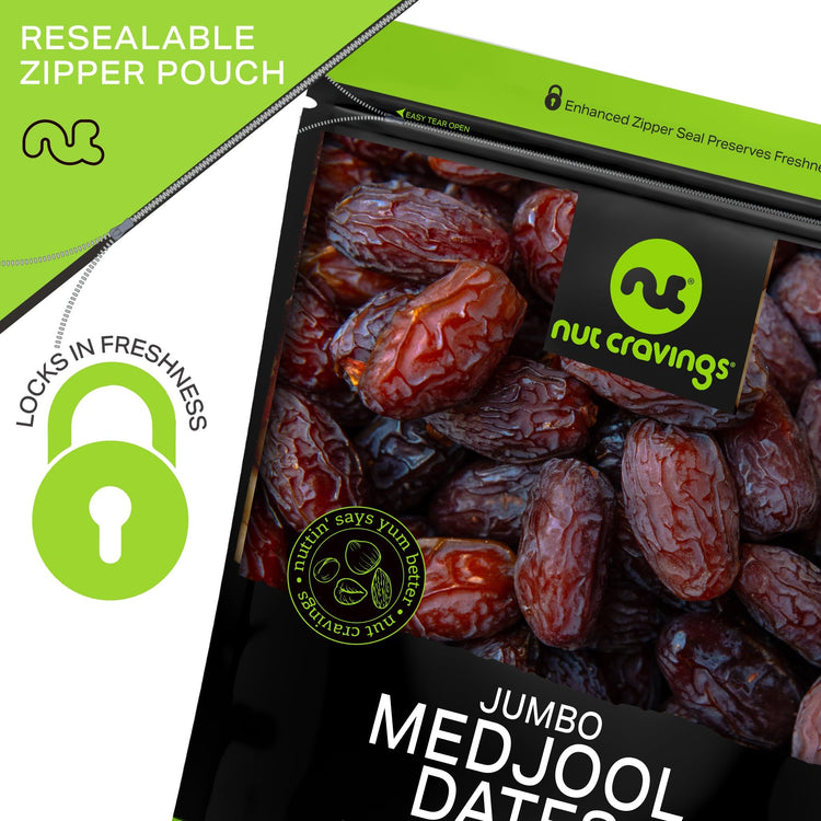 Dried Jumbo Medjool Dates (32 Ounce)