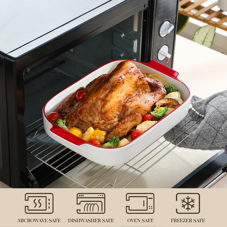 Ceramic Casserole Dishes Set of 3 (3 Count)