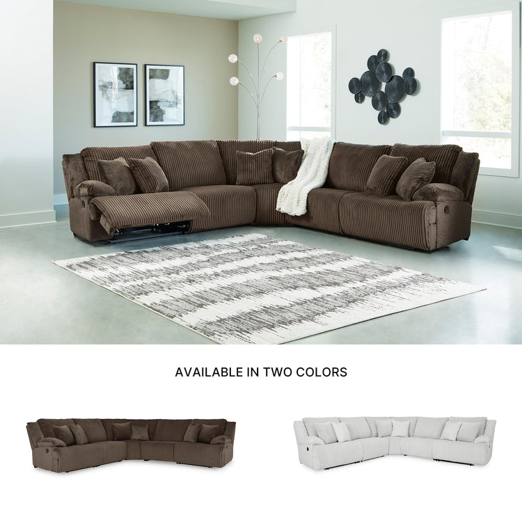 5 Piece Reclining Sectional Sofa (5 Count)