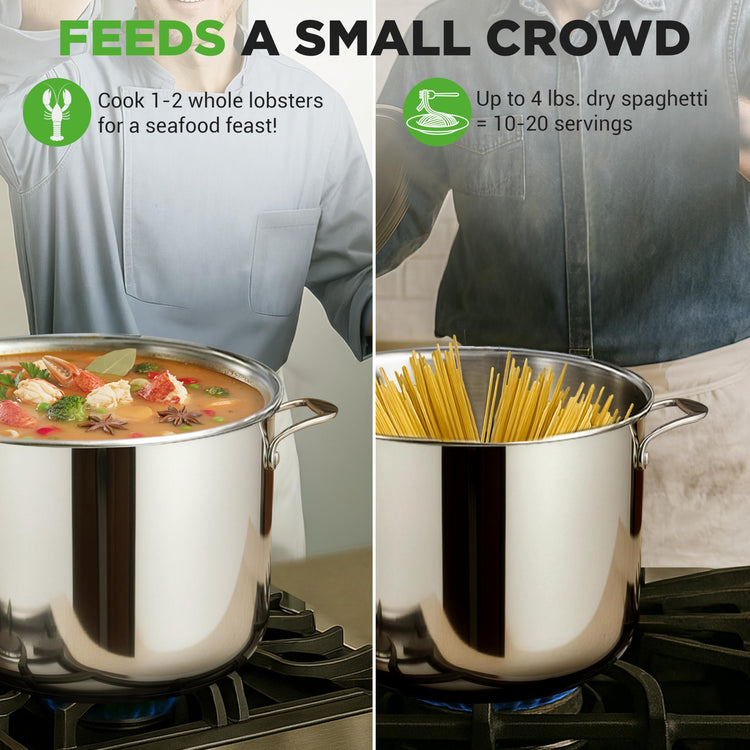 12 Quart Stainless Steel Stockpot