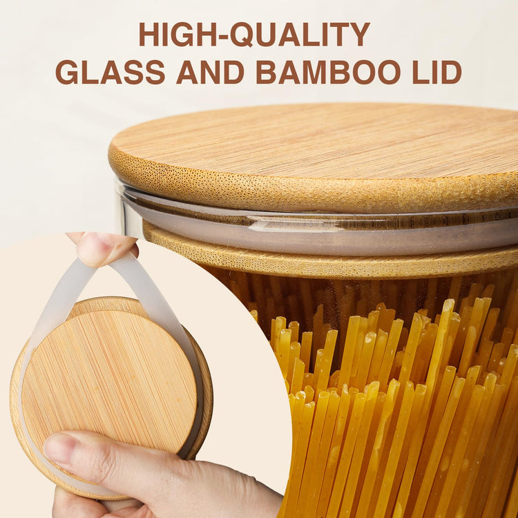 73oz Glass Pasta Storage Jars (3 Count)