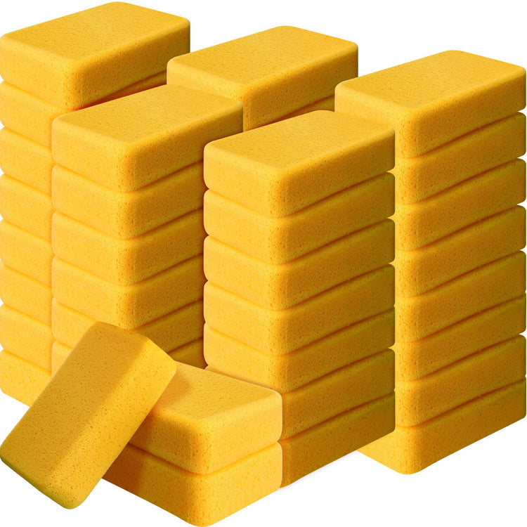 48 Pcs Large Sponges Bulk Car Cleaning Foam Commercial