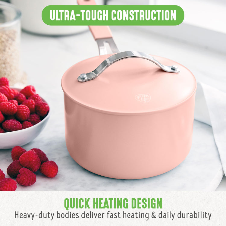 2 Quart Nonstick Saucepan with Lid