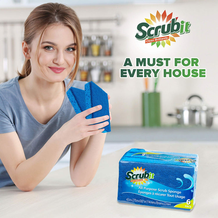 Kitchen Scrub Sponges (12 Count)