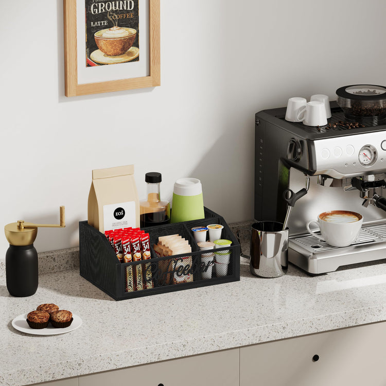 Coffee Station Organizer for Countertop