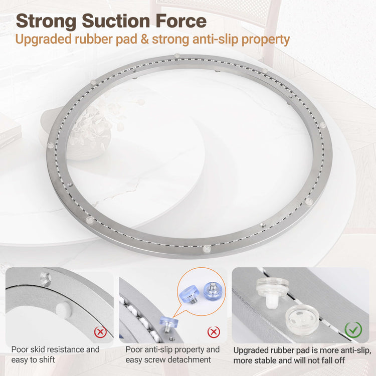 24 Inch Lazy Susan Aluminum Alloy Rotating Turntable Bearing
