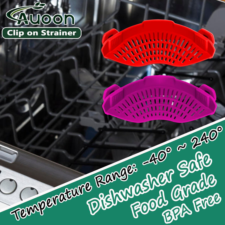 Clip On Strainer Silicone for Pots