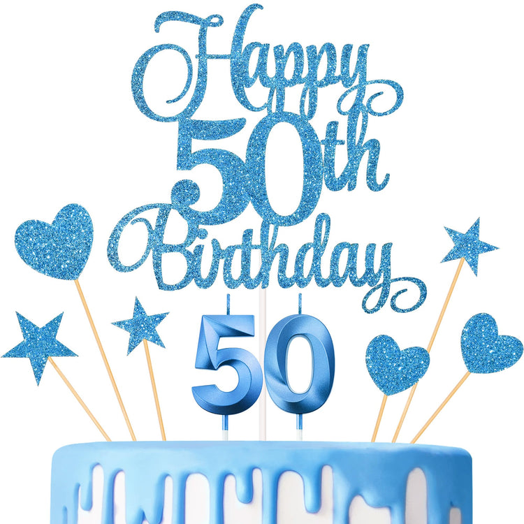 50th Birthday Cake Decorations