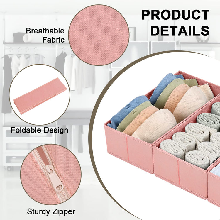 Fabric Drawer Organizer Bins