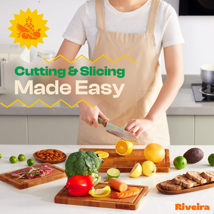 Bamboo End Grain Wood Cutting Board