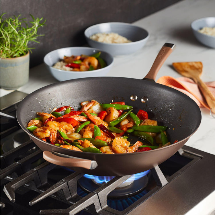 Symmetry Hard Anodized Nonstick Stir Fry