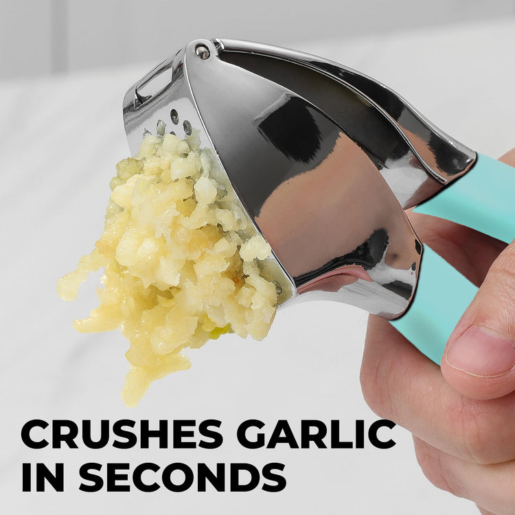 Metal Comfort Grip Garlic Press