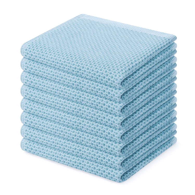 100% Cotton Waffle Weave Kitchen Dish Cloths 8 (8 Count)