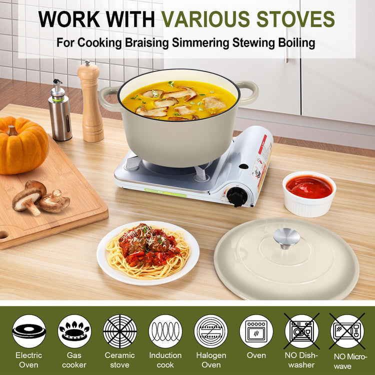 6QT Enameled Dutch Oven