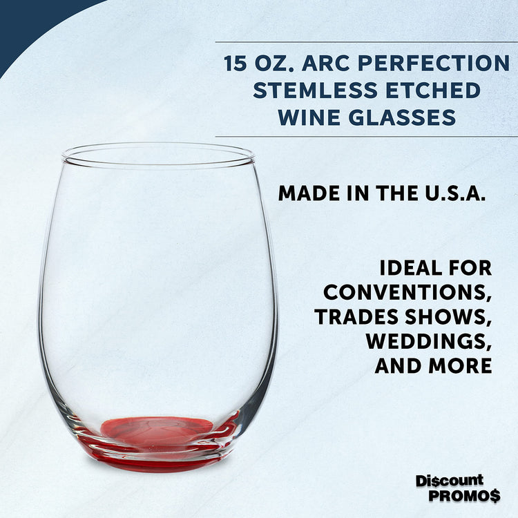 Stemless Wine Glasses in Bulk by ARC Perfection (10 Count)